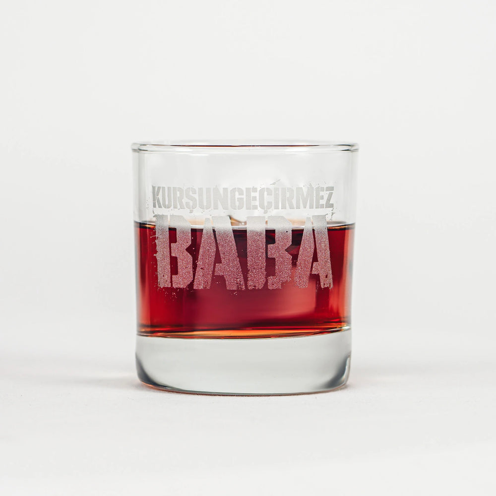 KurşunGeçirmez Baba Gerçek .308 Mermili Viski Bardağı 300cc
