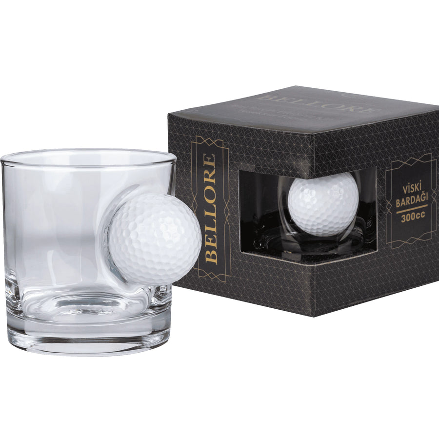 Gerçek Golf Toplu Özel Hediye Viski Bardağı 300cc