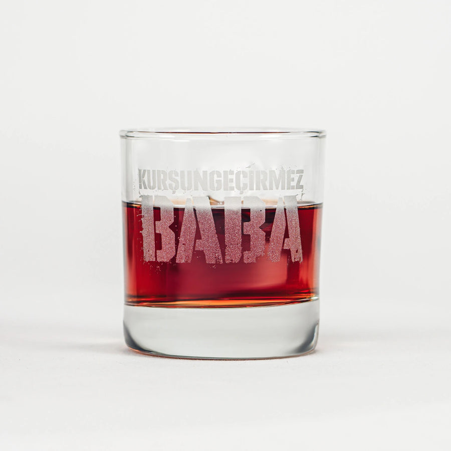 KurşunGeçirmez Baba Gerçek .308 Mermili Viski Bardağı 300cc