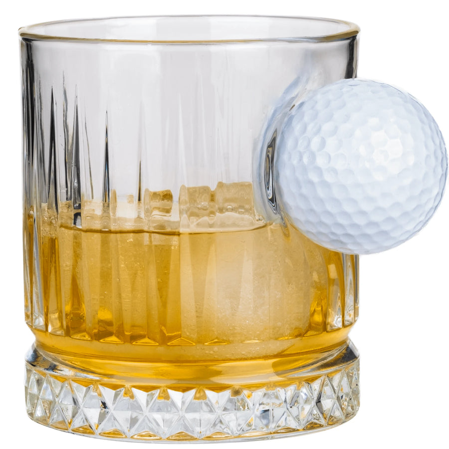 Gerçek Golf Toplu Lüks Hediye Kristal Viski Bardak Seti 355 cc
