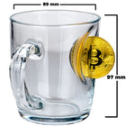 Bitcoin Madeni Para Hediyelik Özel FincanÇay Kahve Bardağı Kupa 340cc